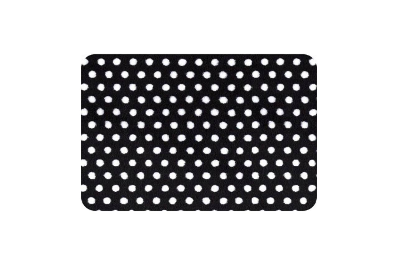 

Ткань полиэстер PEPPY SWISS DOT CUDDLE 48х48 см black/snow, Черный, 48х48 см, 440 г/м2, 100% полиэстер, black/snow