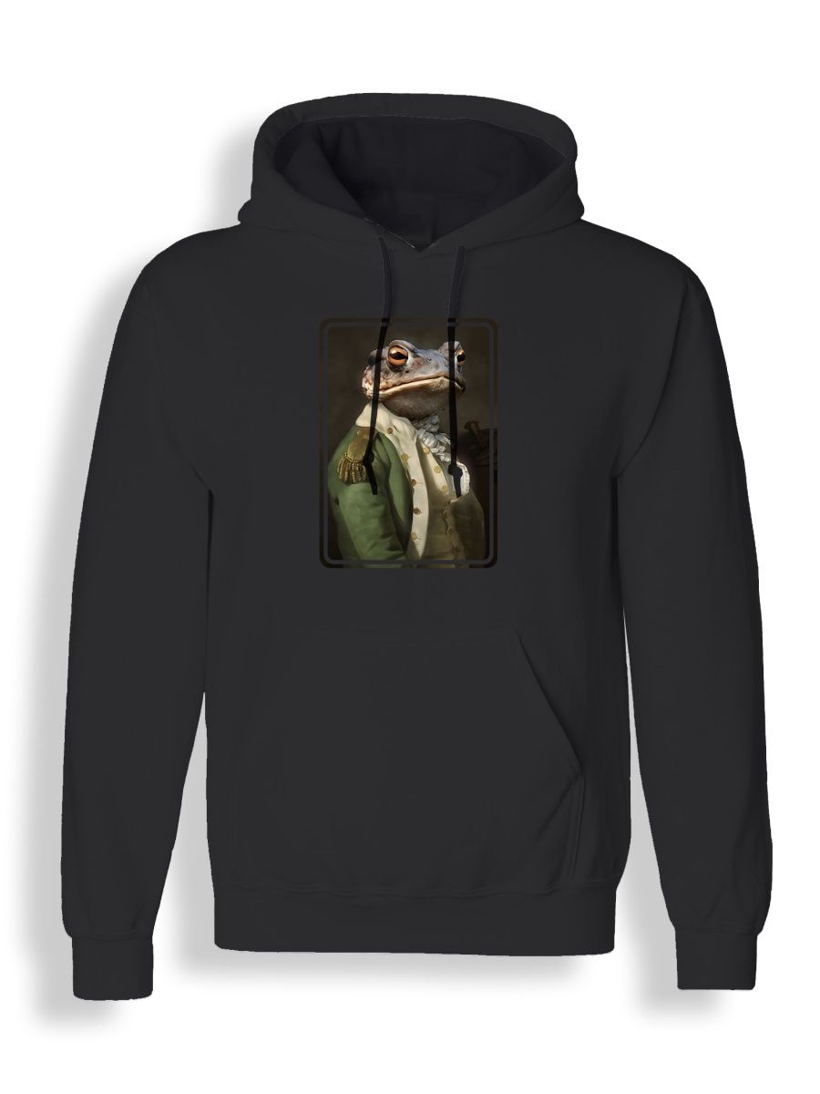 

Худи унисекс СувенирShop Знатные животные в смокинге/Animal 14 черное M, Черный, "Знатные животные в смокинге/Animal" 14