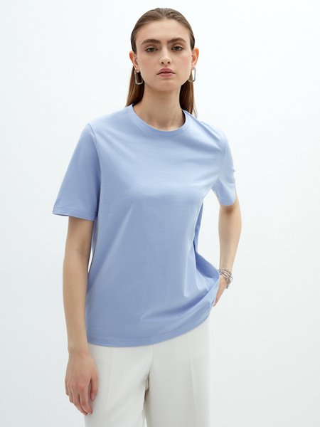 

Футболка женская ZARINA 2264501401-48 синяя XL, 2264501401-48