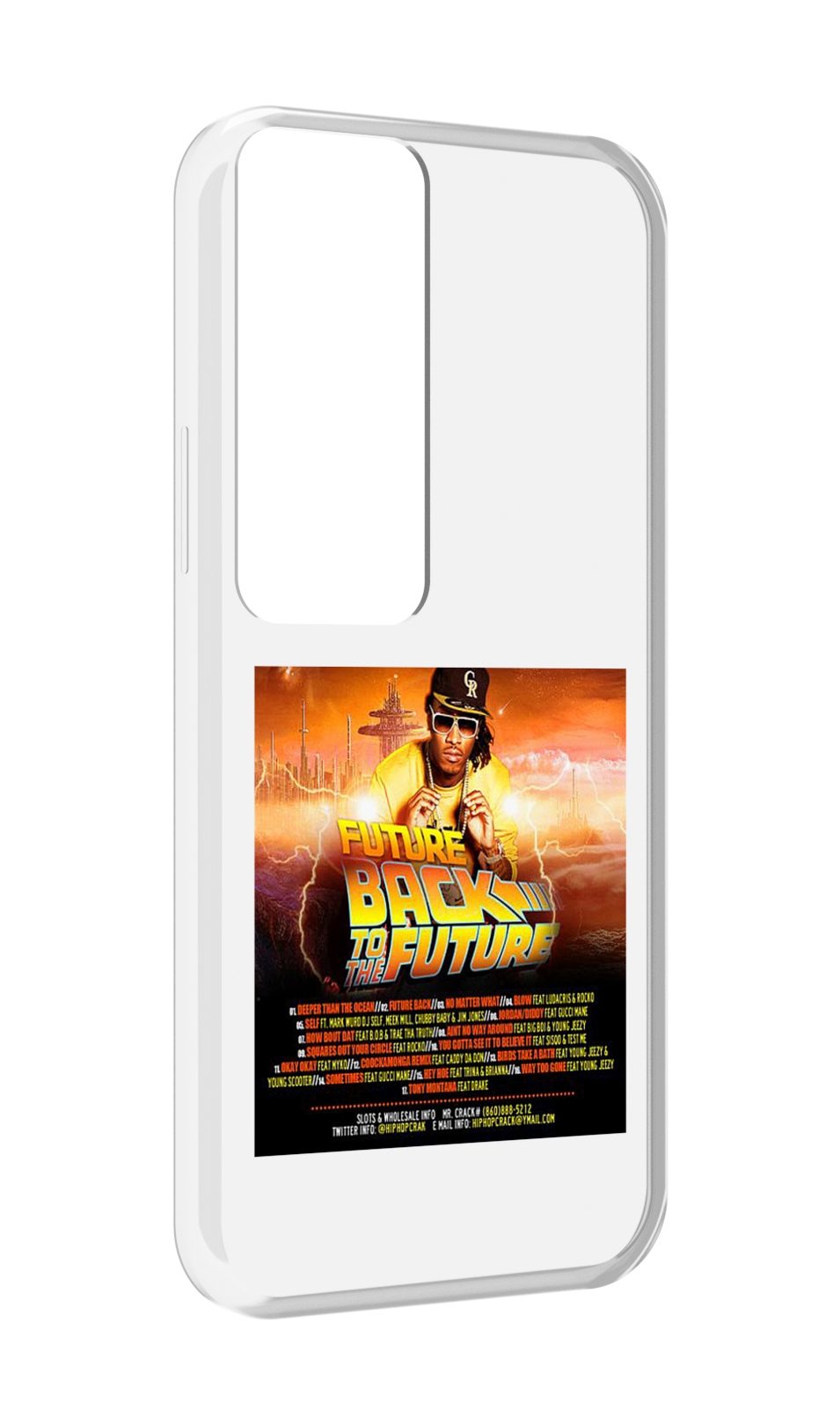 

Чехол MyPads Future - Back To The Future для Tecno Pova Neo 2, Прозрачный, Tocco