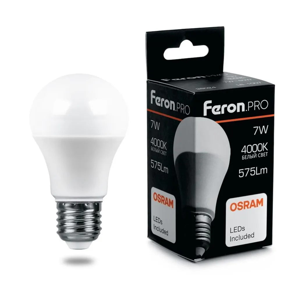 Лампочка светодиодная Feron LB-1009, 38026, 9W, E27 (комплект 10 шт.