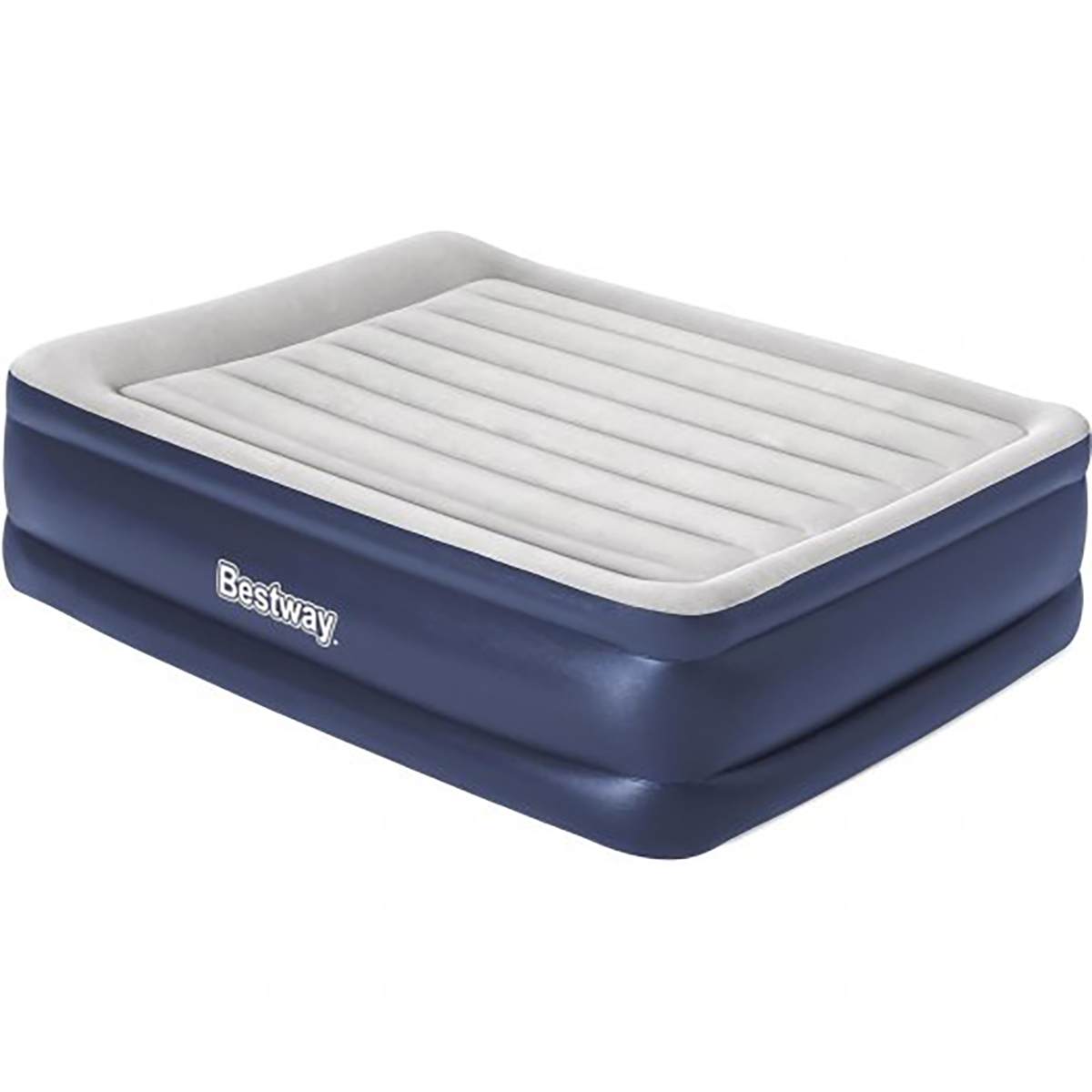 

Матрас надувной BESTWAY Tritech QuadComfort Queen с электронасосом 203x152x51 см, Белый;синий