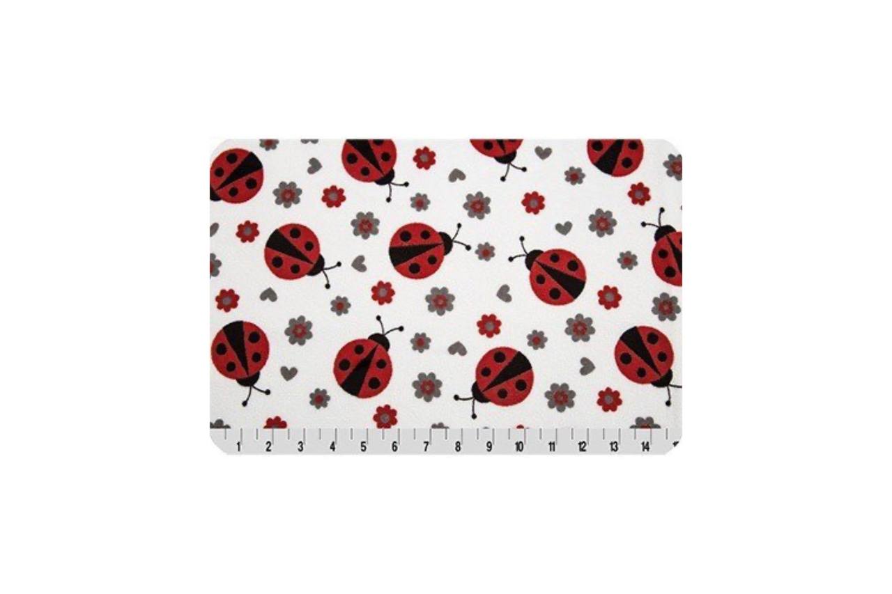 фото Ткань полиэстер peppy lady bug 48х48 см scarlet