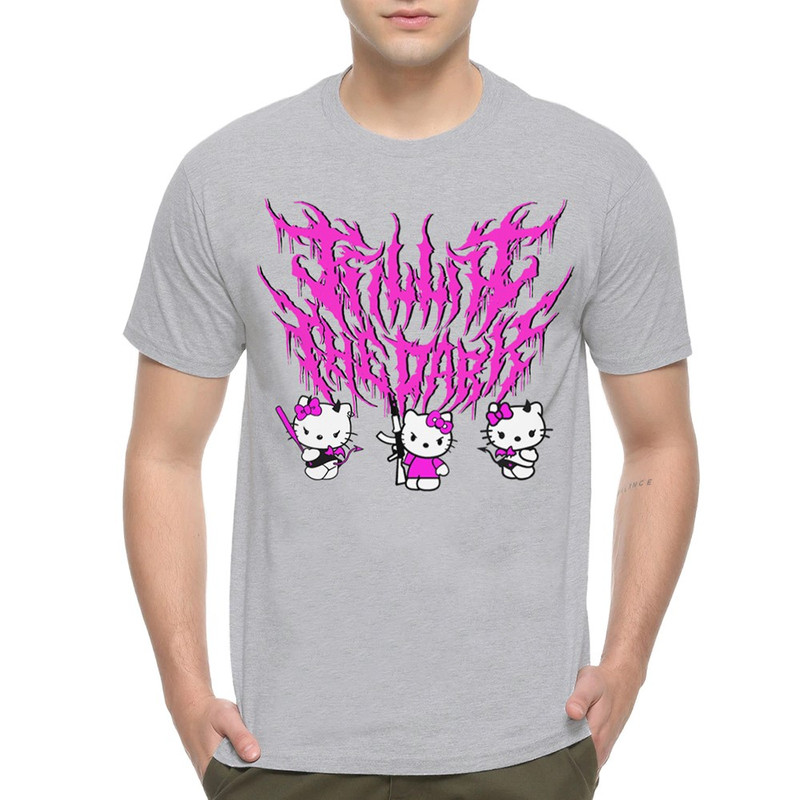 

Футболка мужская Dream Shirts Hello Kitty Хелло серая M, Hello Kitty Хелло