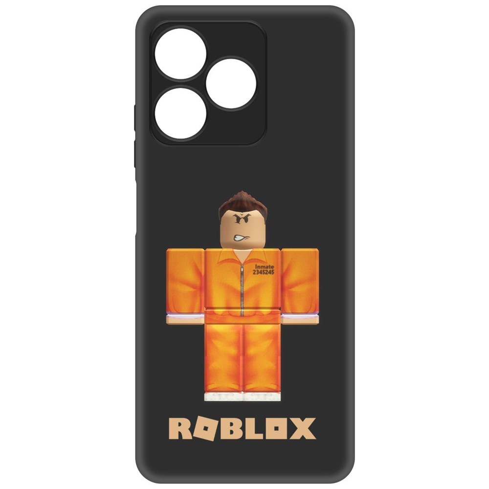 

Чехол-накладка Krutoff Soft Case Roblox-Заключенный для Realme C51 черный