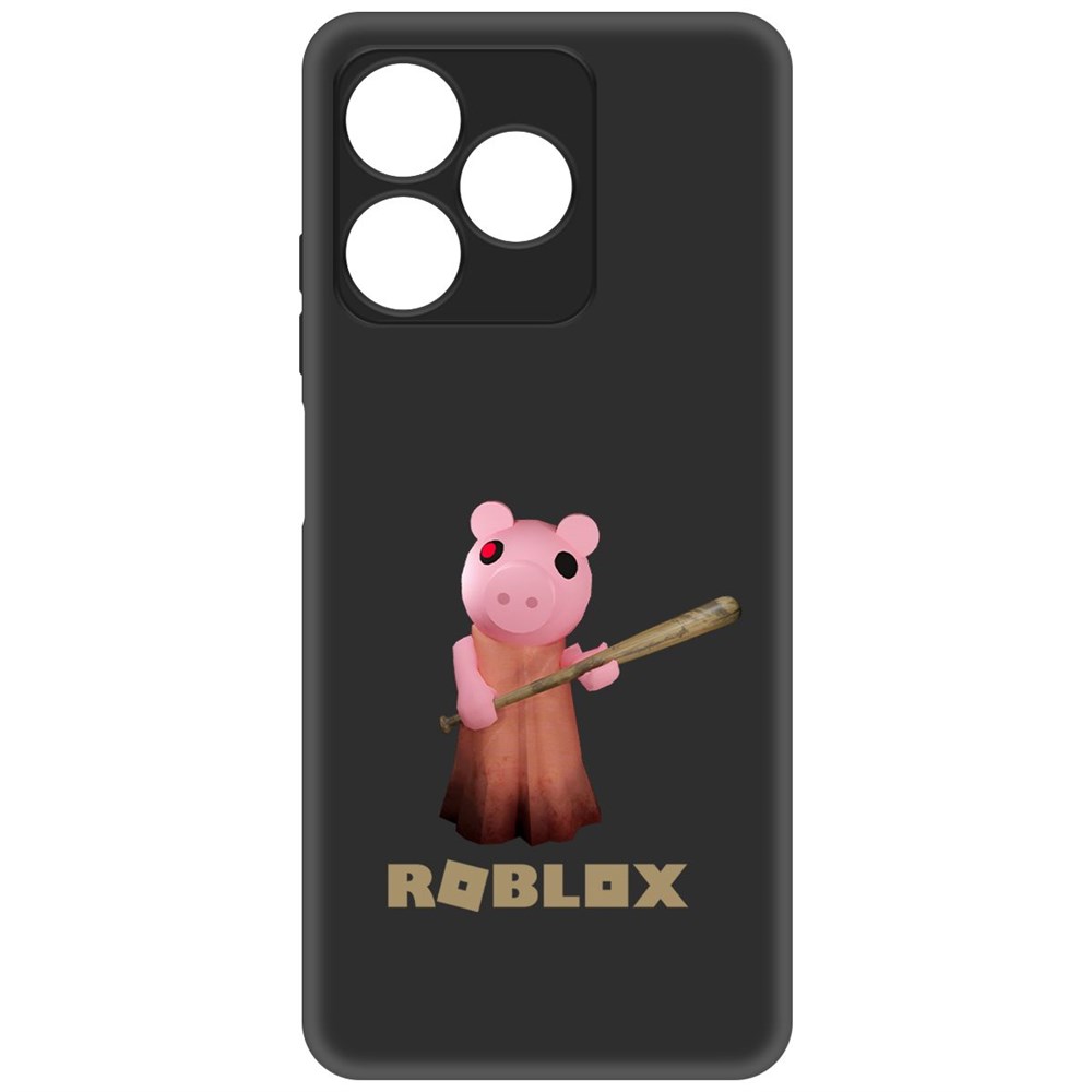 Чехол-накладка Krutoff Soft Case Roblox-Пигги для Realme C51 600015231442 черный