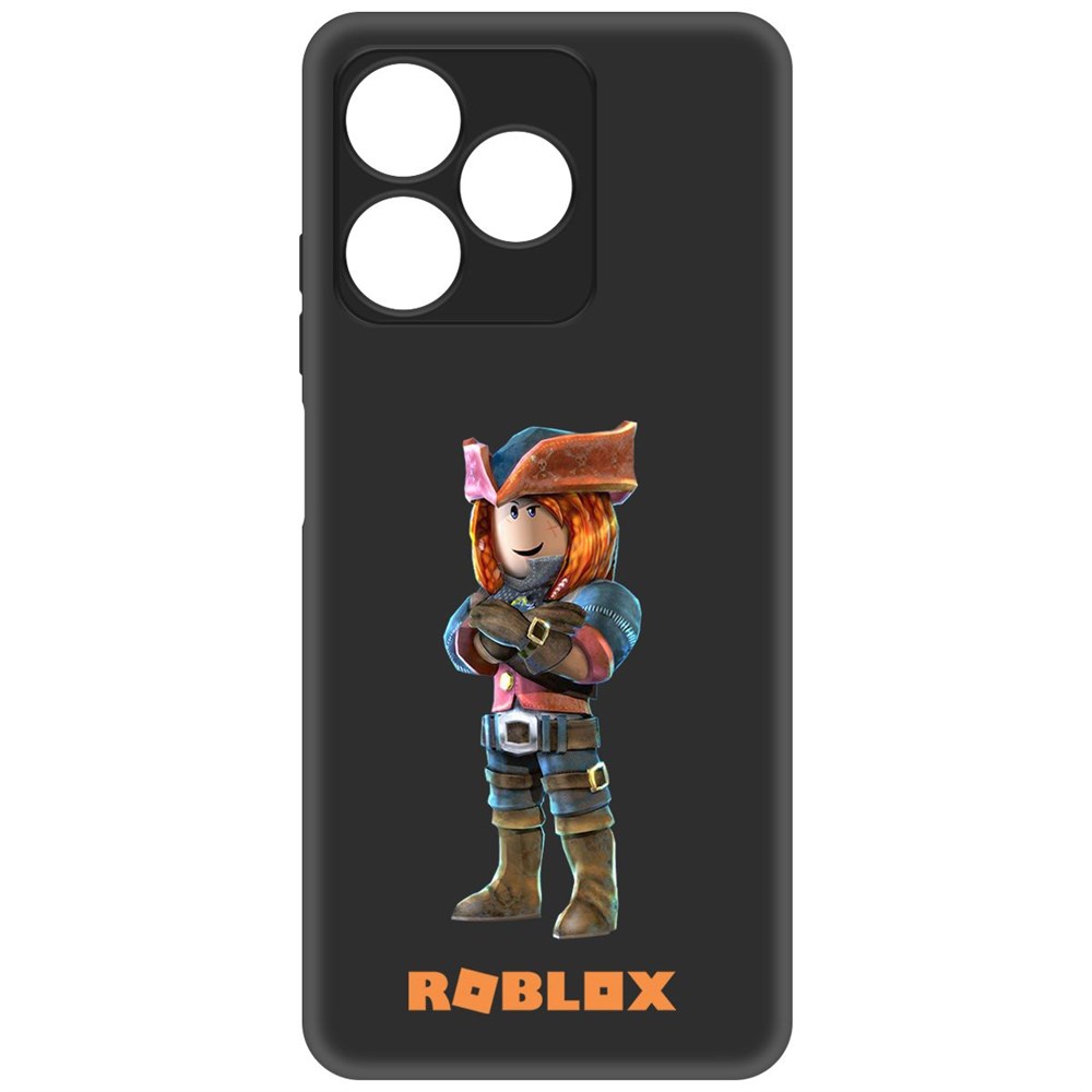 

Чехол-накладка Krutoff Soft Case Roblox-Эзебель для Realme C51 черный