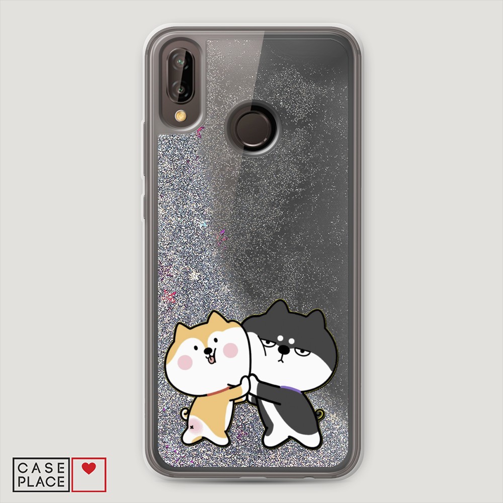 

Чехол Awog на Huawei P20 Lite/Nova 3E "Обнимашки акита", Разноцветный, 65691-1