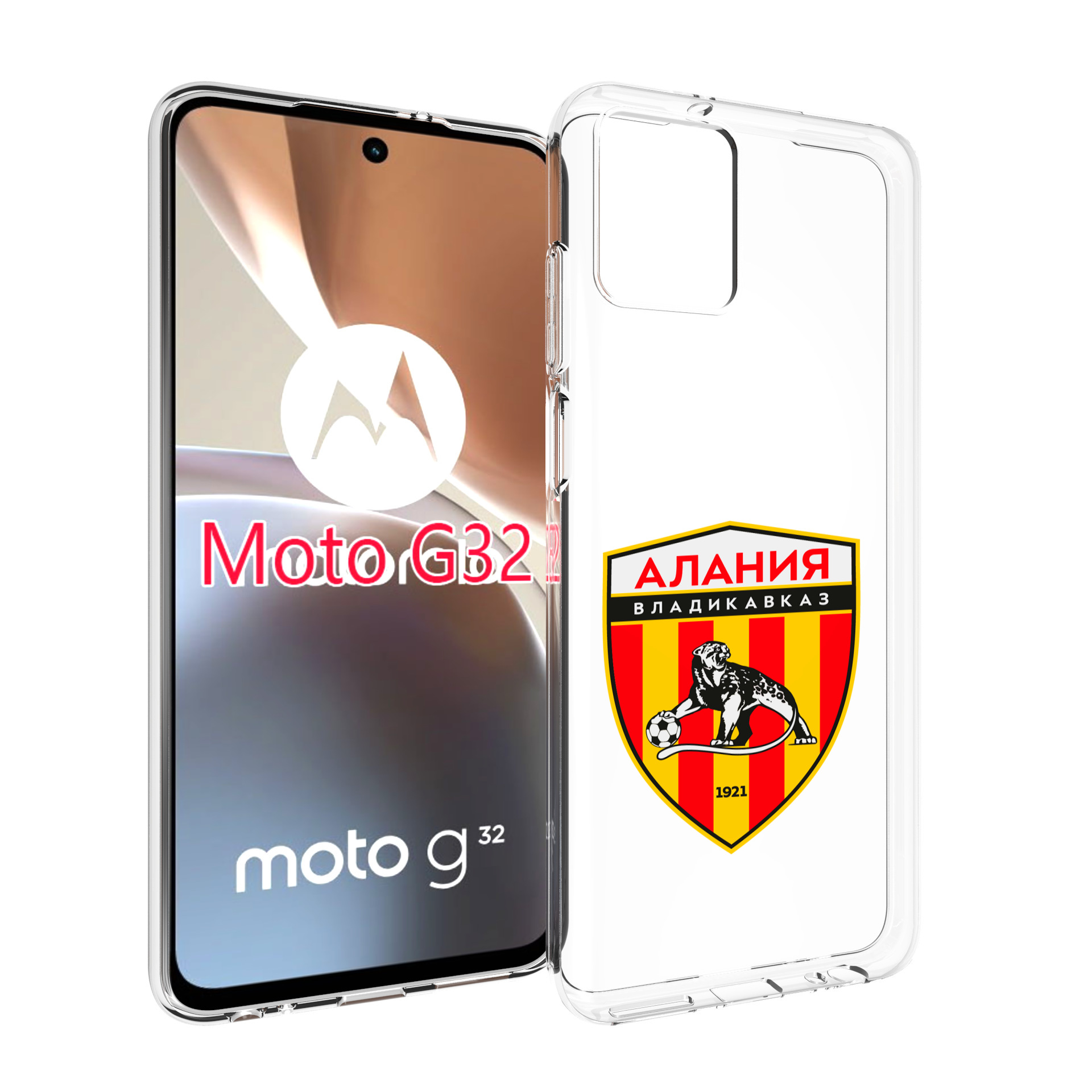 

Чехол MyPads фк-алания-2 для Motorola Moto G32, Прозрачный, Tocco