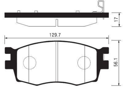 

Тормозные колодки Sangsin brake передние SP1186