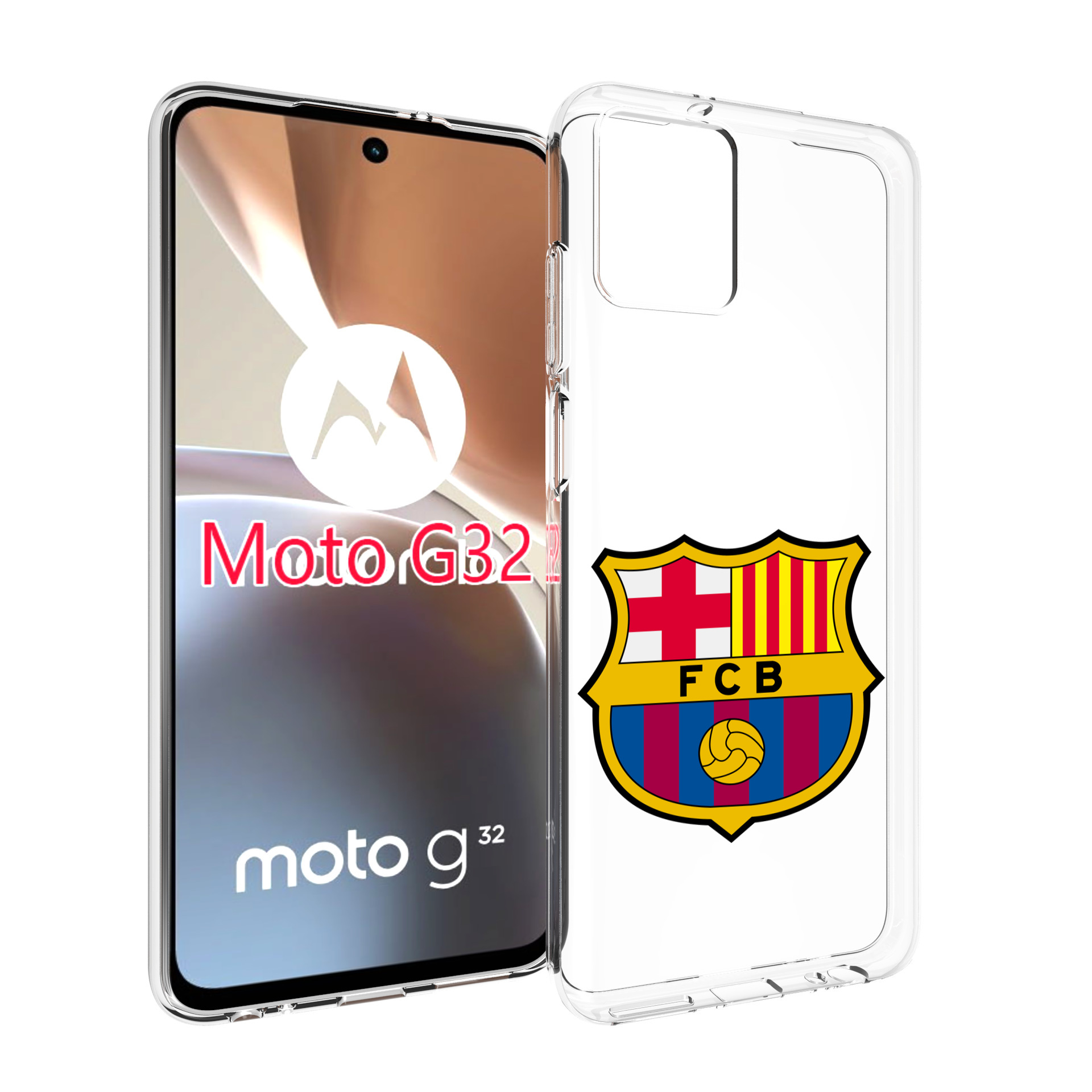 

Чехол MyPads фк-барселона-2 для Motorola Moto G32, Прозрачный, Tocco
