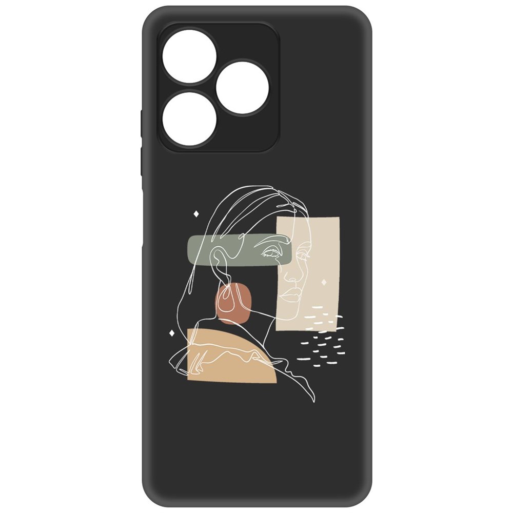 

Чехол-накладка Krutoff Soft Case Уверенность для Realme C51 черный