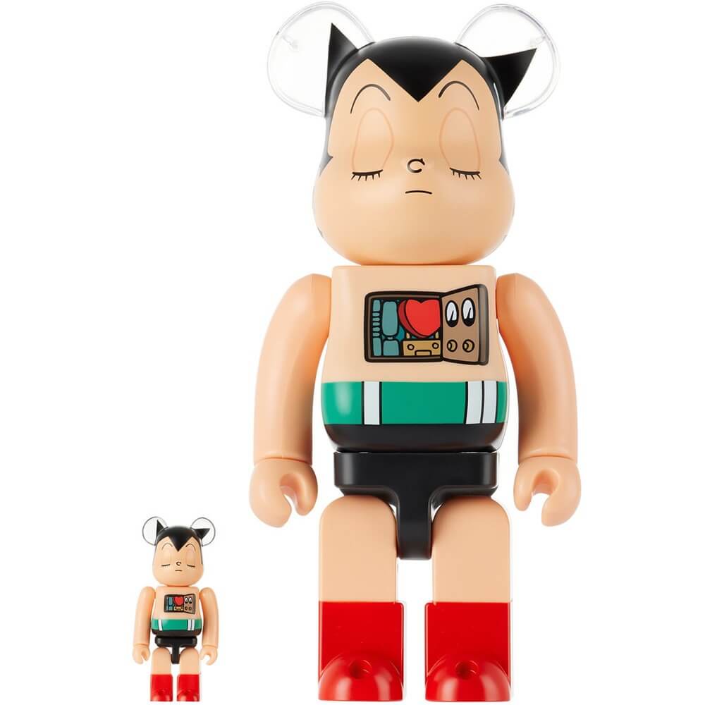 Фигурка Medicom Toy Bearbrick Astro Boy Sleeping Version 400% and 100%