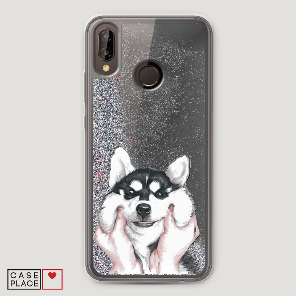 

Чехол Awog на Huawei P20 Lite/Nova 3E "Щечки хаски", Разноцветный, 65691-1