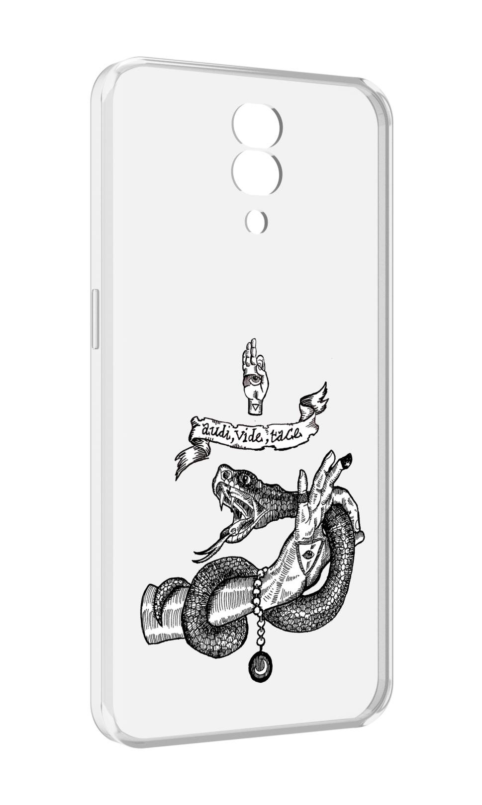 

Чехол MyPads змея на руке рисунок для Blackview BV7200, Прозрачный, Tocco