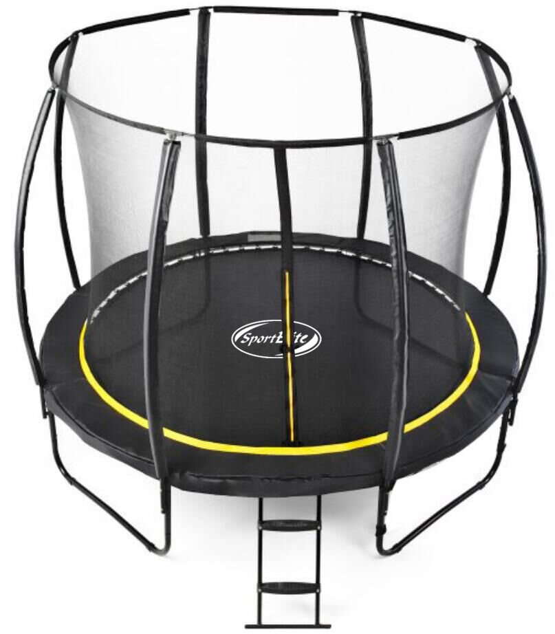 

Sport Elite Батут SPORTELIT с внутренней сеткой и лестницей 14FT черный