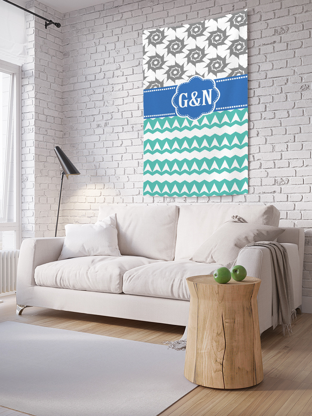 

Вертикальное фотопанно на стену JoyArty G&n с узорами 100x150 см, G&n с узорами