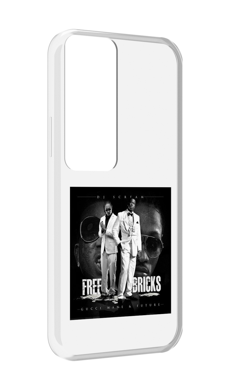 

Чехол MyPads Gucci Mane & Future - Free Bricks для Tecno Pova Neo 2, Прозрачный, Tocco