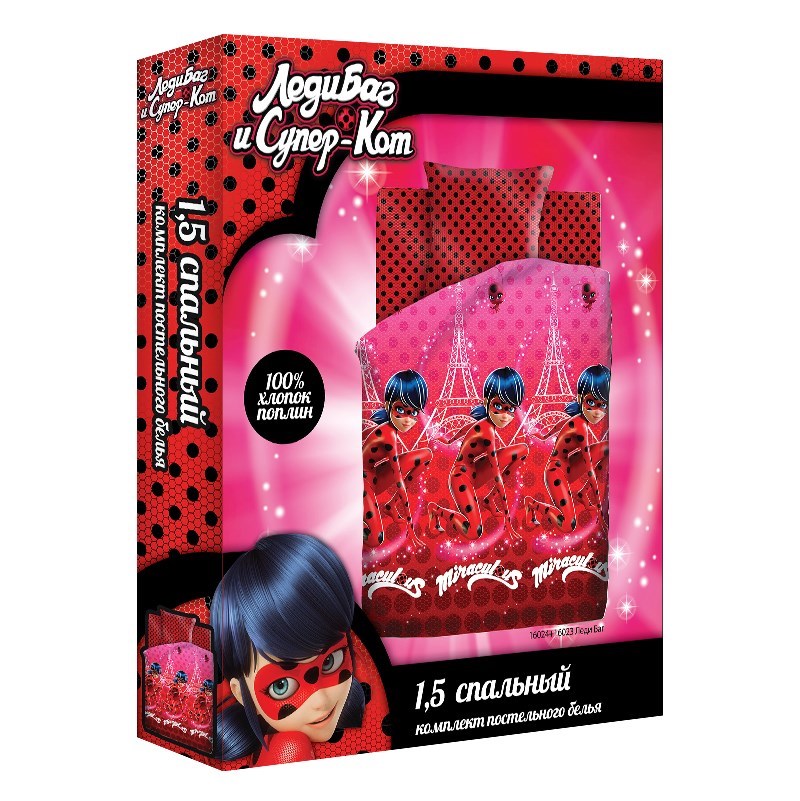 

Комплект постельного белья Леди Баг (Lady Bug)