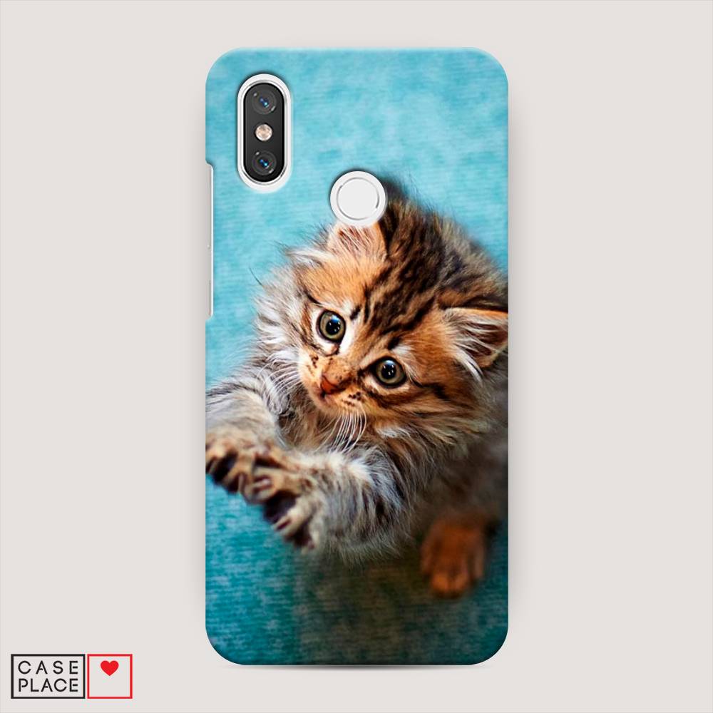 

Пластиковый чехол "Котенок просит есть" на Xiaomi Mi 8, 33520-1