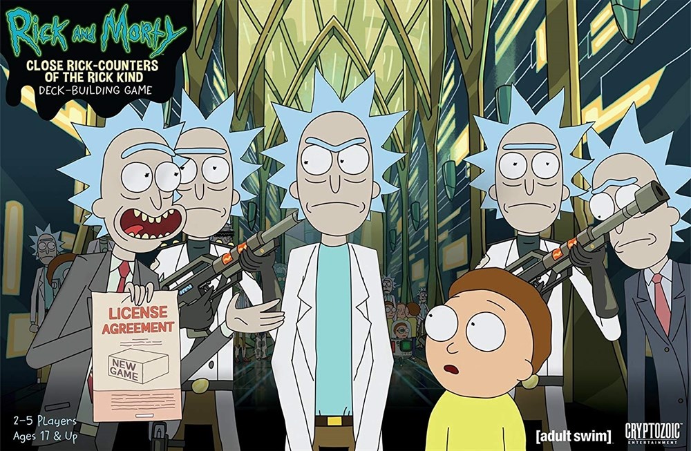 фото Cryptozoic entertainment настольная игра «рик и морти декбилдинг» (rick & morty)