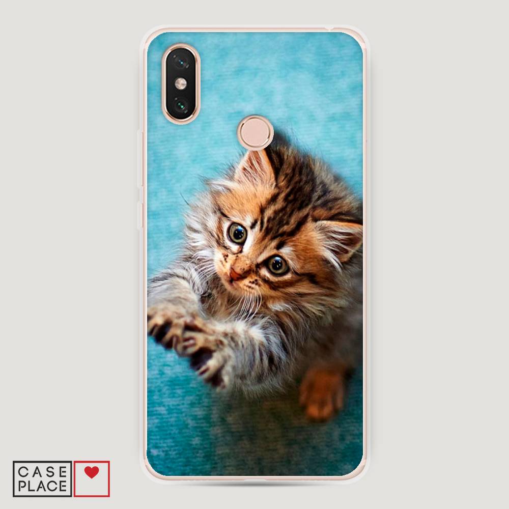 

Пластиковый чехол "Котенок просит есть" на Xiaomi Mi Max 3