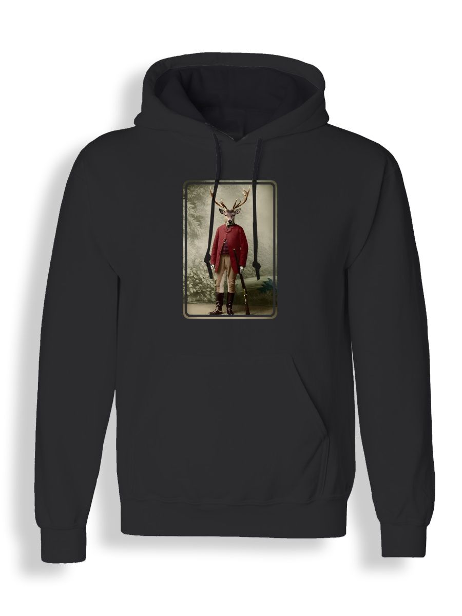 

Худи унисекс СувенирShop Знатные животные в смокинге/Animal 18 черное 2XL, "Знатные животные в смокинге/Animal" 18