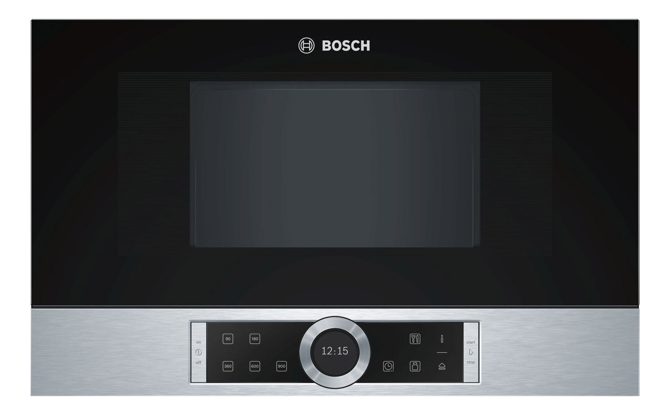 Встраиваемая микроволновая печь Bosch BFL634GS1 Black/Silver встраиваемая микроволновая печь bosch bfl554mw0 white