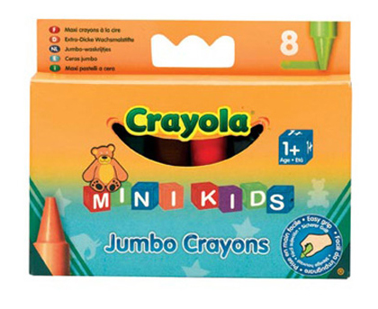 фото 8 восковых мелков для самых маленьких crayola