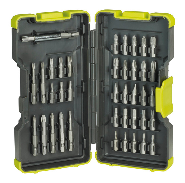 фото Набор бит для дрелей, шуруповертов ryobi rak40sd 40pcs screw drive kit