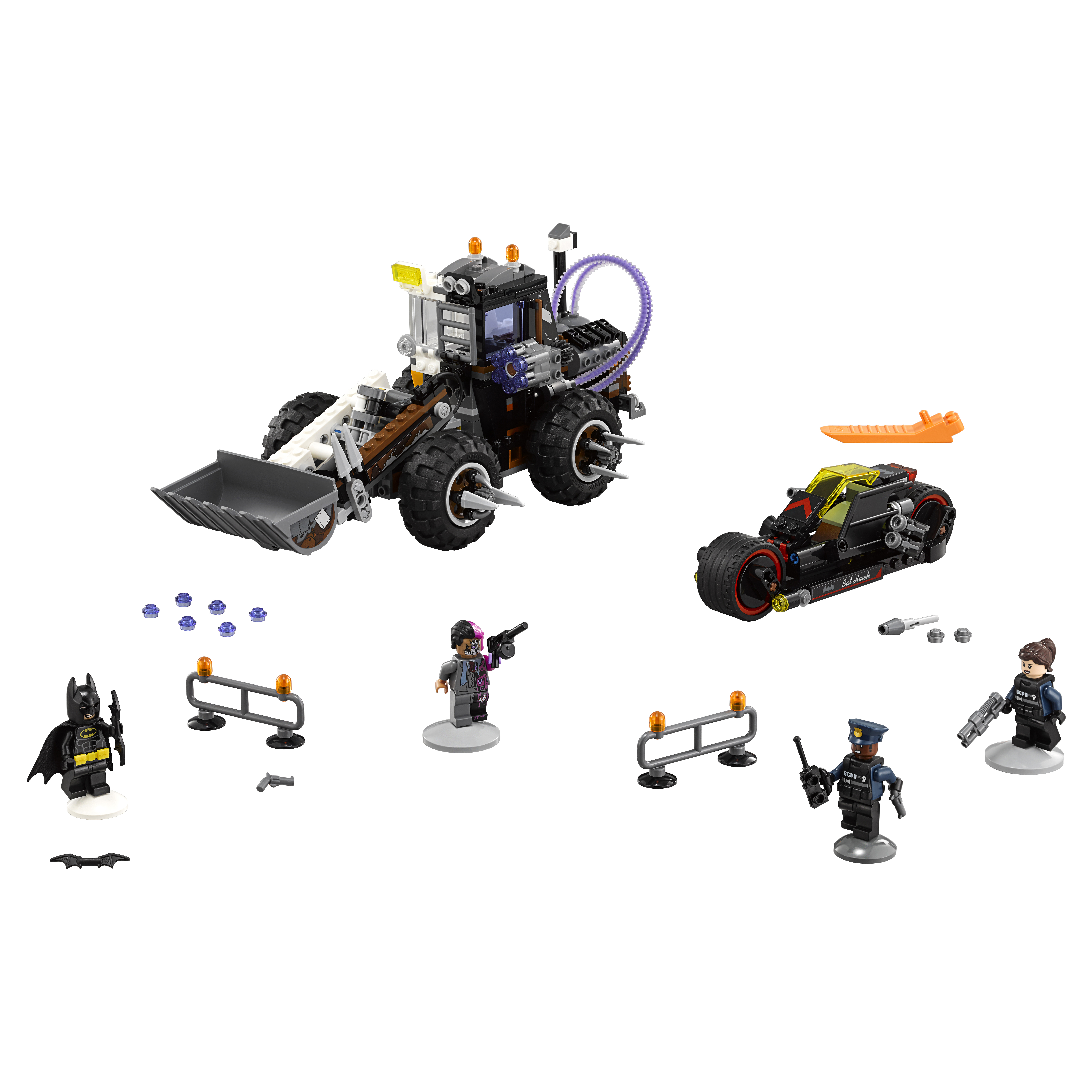 фото Конструктор lego batman movie разрушительное нападение двуликого (70915)