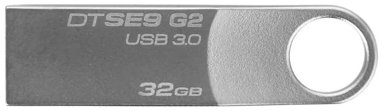 фото Флешка kingston datatraveler se9 g2 metal 32гб silver (dtse9g2/32gb)