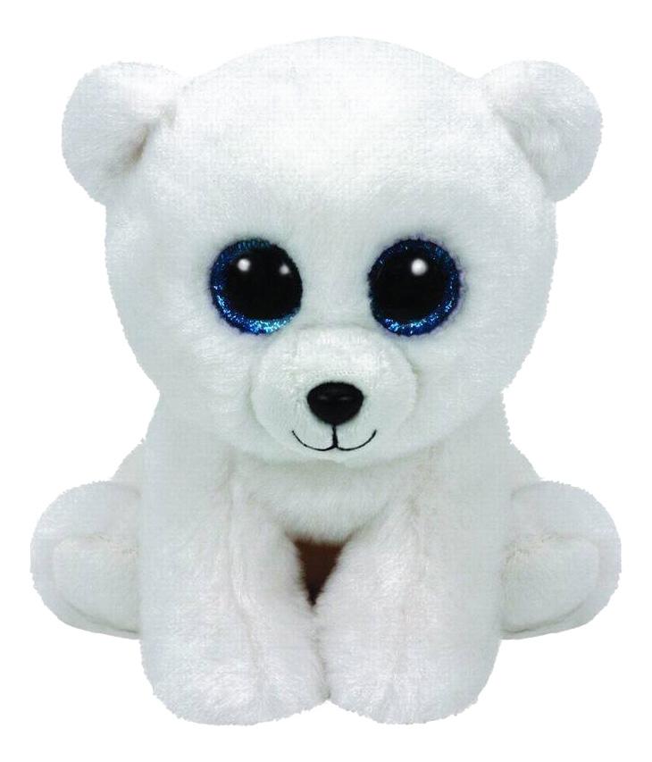 фото Мягкая игрушка ty beanie babies мишка белый arctic, 20 см