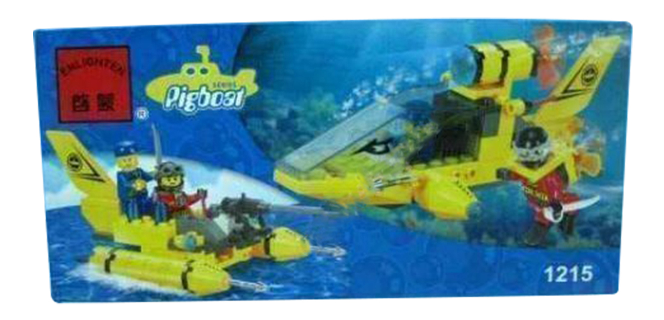 фото Конструктор пластиковый brick dolphin obsercation submarine