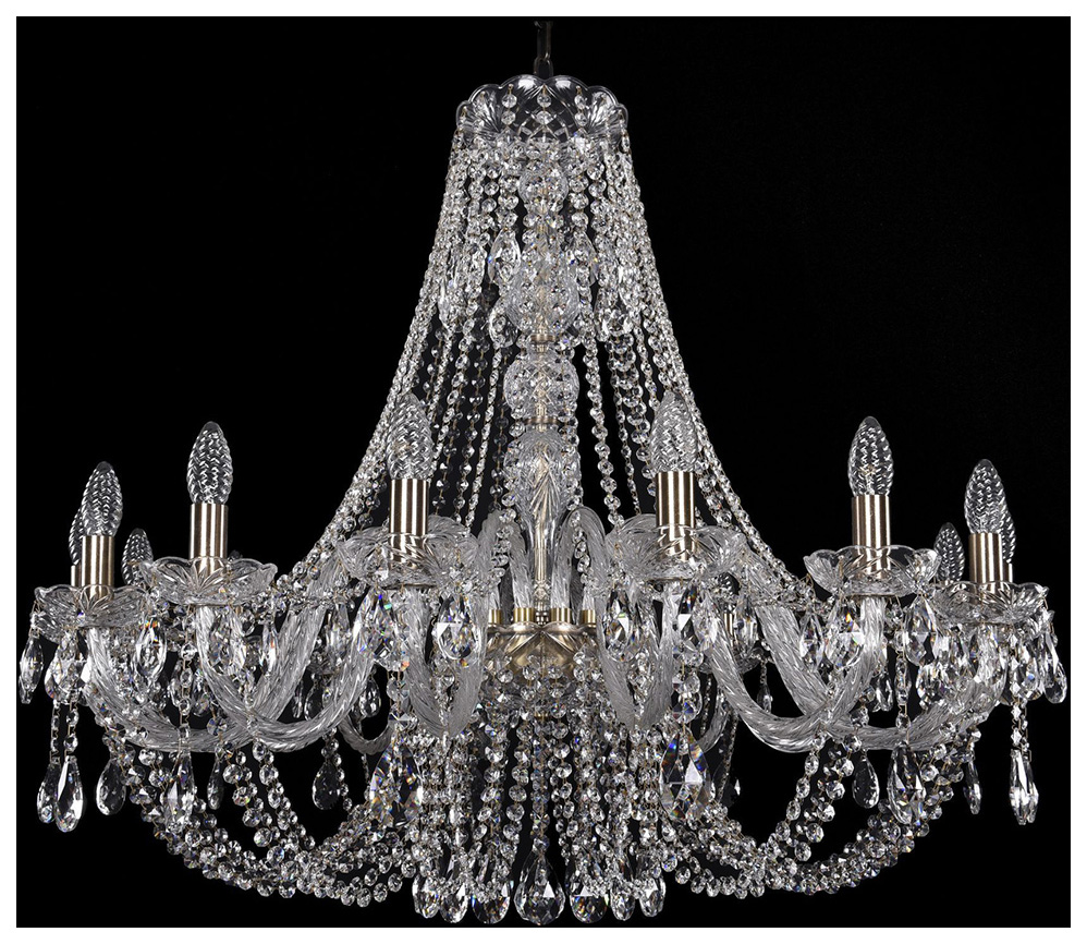 фото Люстра подвесная bohemia ivele crystal 1406/16/360/pa