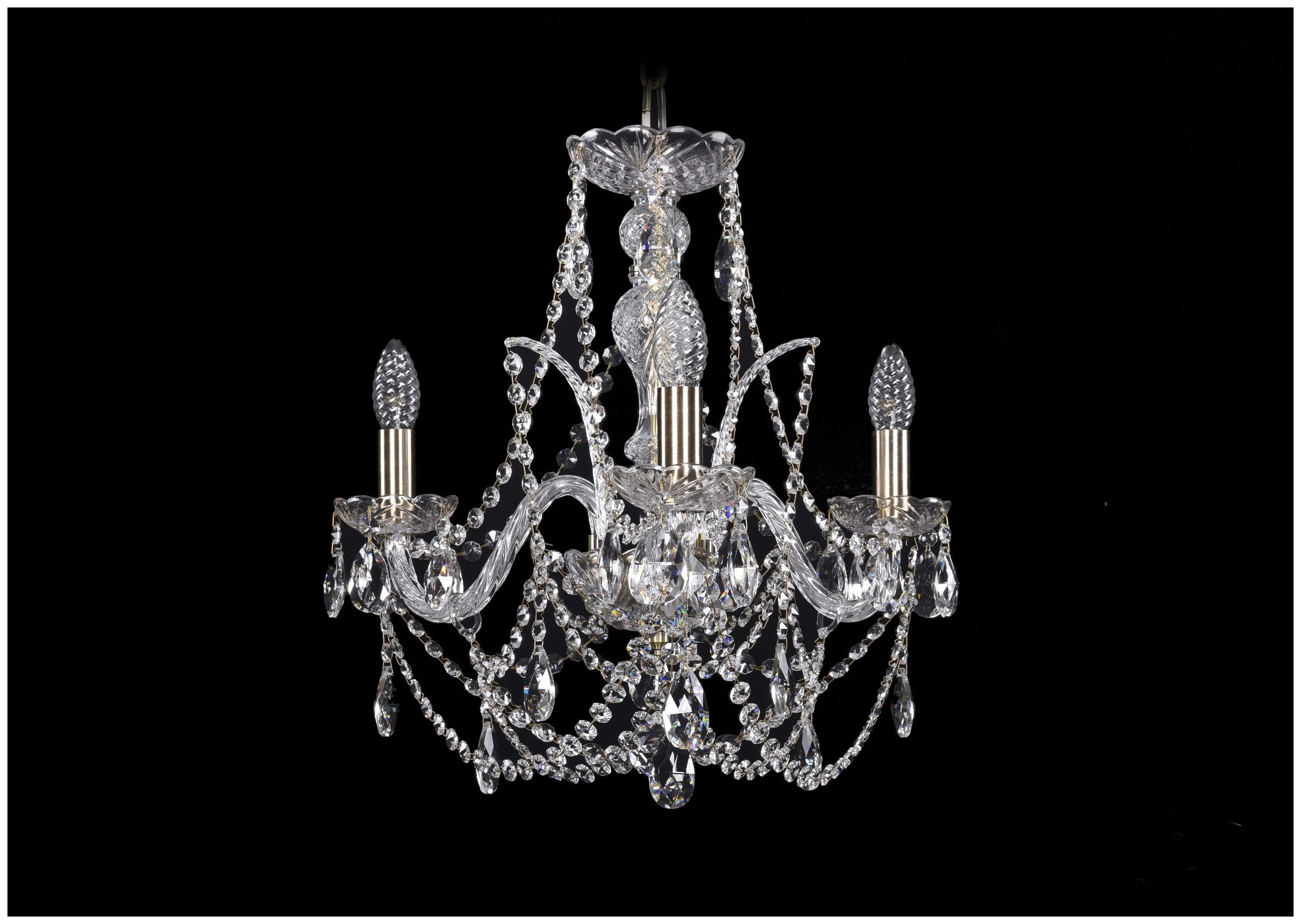 

Люстра подвесная Bohemia Ivele Crystal 1411/3/160/Pa, 1411/3/160/Pa