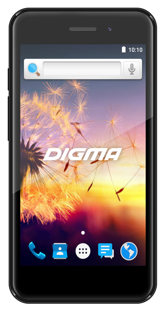 Смартфон DIGMA Linx A452 DS 3G 1/8GB Black (LT4030PG)