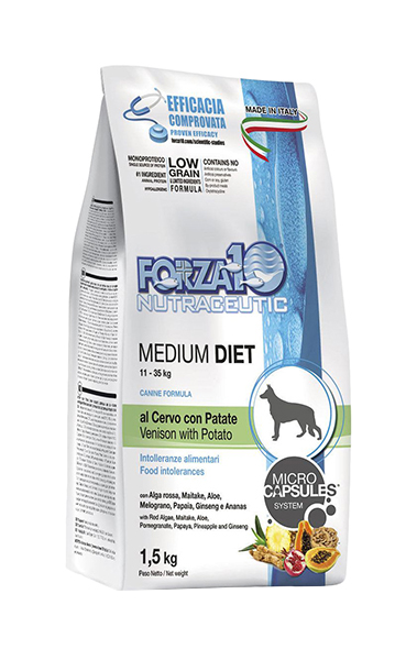 фото Сухой корм для собак forza10 diet medium, оленина, картофель, 1.5кг