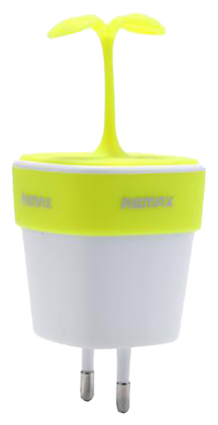 

Сетевое зарядное устройство Remax Sapling RP-U27 2 USB 2,4A White Green, RP-U27