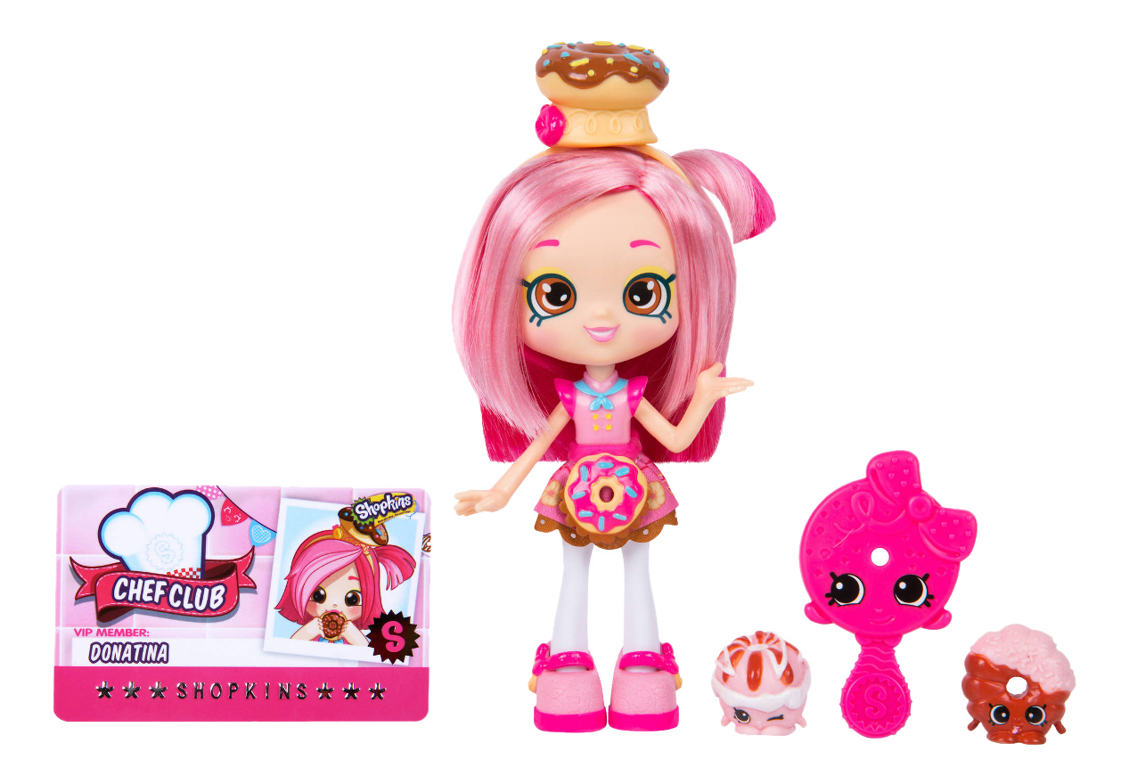

Коллекционная кукла Shopkins Донатина Chef Club, донатина Chef Club