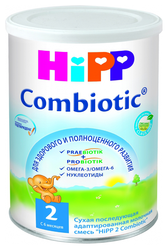 

Молочная смесь HiPP Combiotic 2 от 6 до 12 мес. 350 г, Combiotic 2
