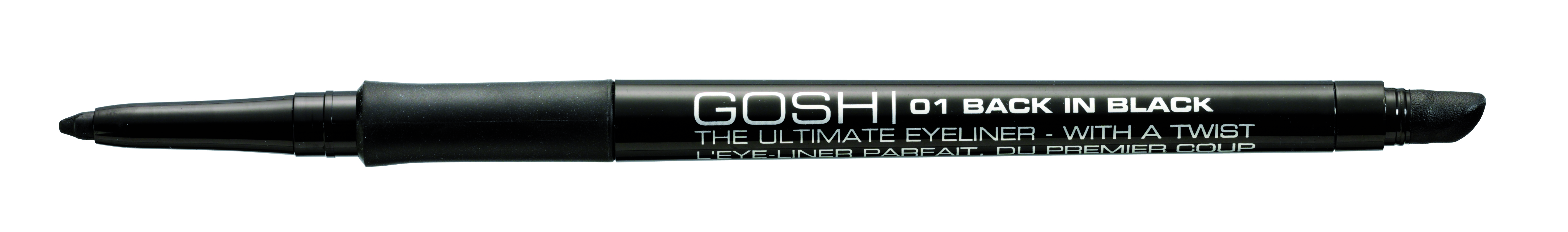 

Карандаш для глаз Gosh The Ultimate Eyeliner-With a Twist 01 - Back in Black