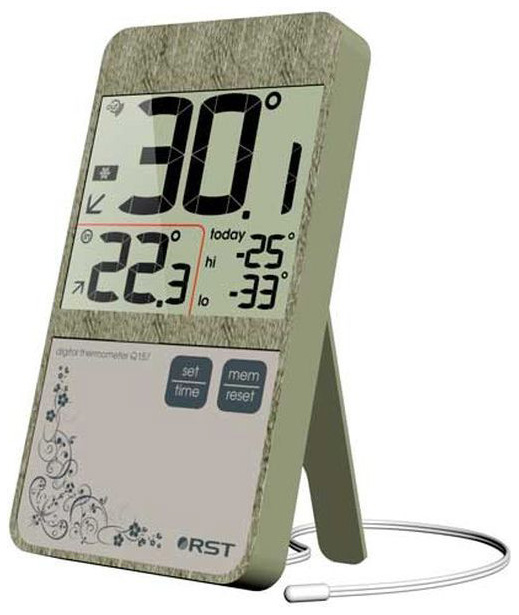 Цифровой термометр RST 02157 в стиле iPhone 4 Болотный