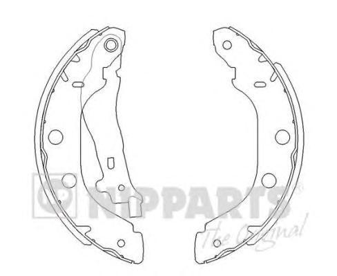 

Тормозные колодки NIPPARTS J3501051