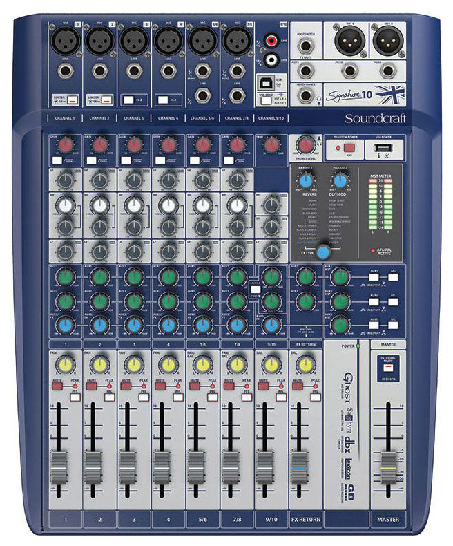 фото Микшерный пульт soundcraft signature 10