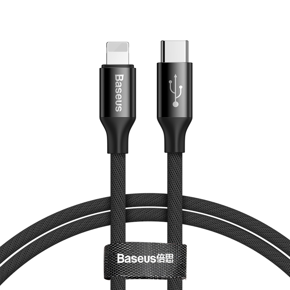 фото Кабель baseus yiven type-c/lightning cable 1m black