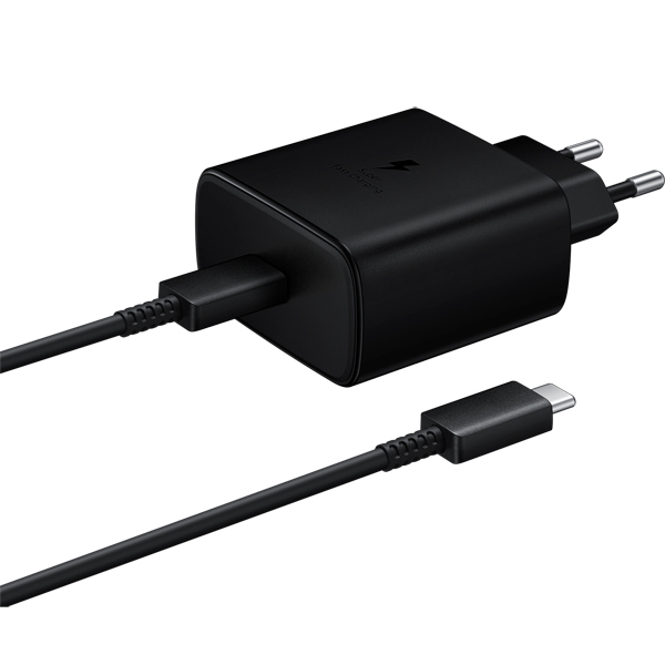 фото Сетевое зарядное устройство samsung ep-ta845, 1 usb type-c, 3 a, (ep-ta845xbegru) black