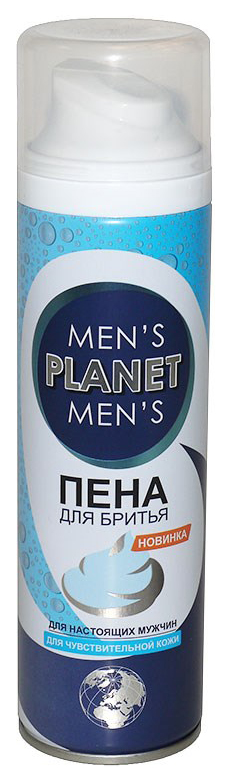 Пена для бритья Men's Planet Для чувствительной кожи 200 мл exxe men пена для бритья sensitive успокаивающая для чувствительной кожи 200 0