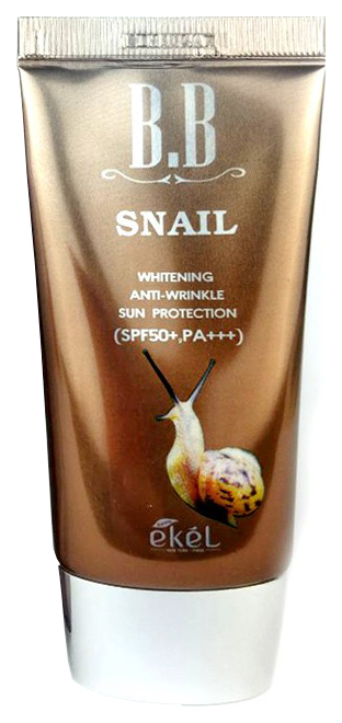 BB средство Ekel BB Snail 50 мл ekel крем для лица ампульный c лифтинг эффектом с коллагеном collagen ampoule cream 50
