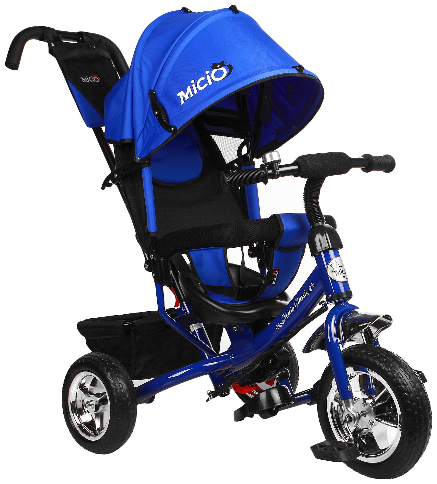 

Велосипед трёхколёсный Micio Classic 2019, колёса EVA 10"/8", цвет синий Micio